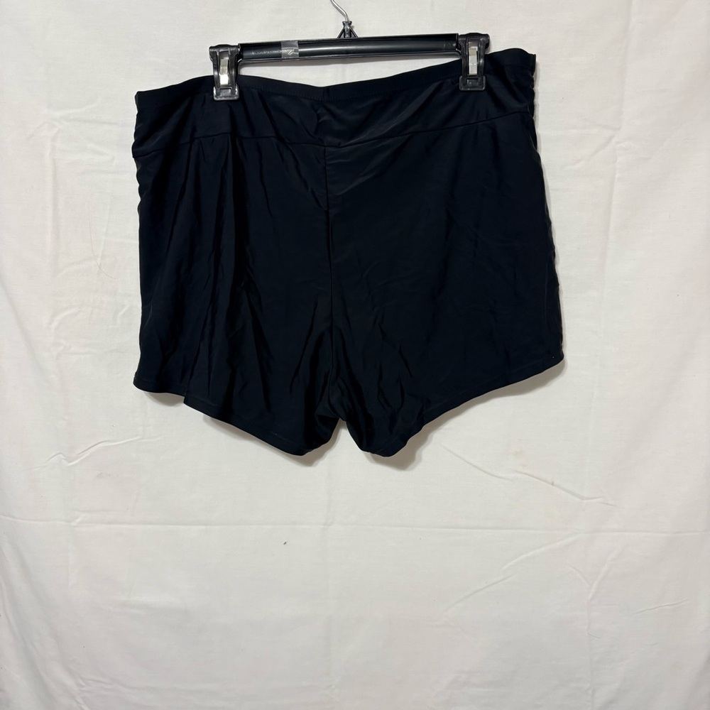 Women's black swim shorts, - Picture 3 of 8